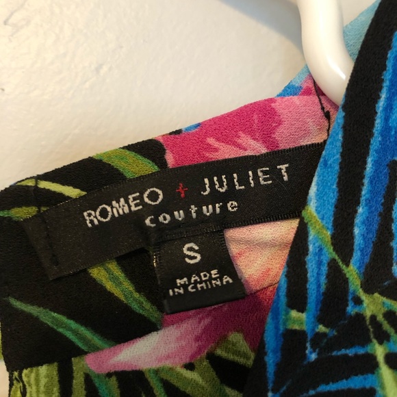 Tropical Printed Backless Midi Dress Size Small - Picture 4 of 8